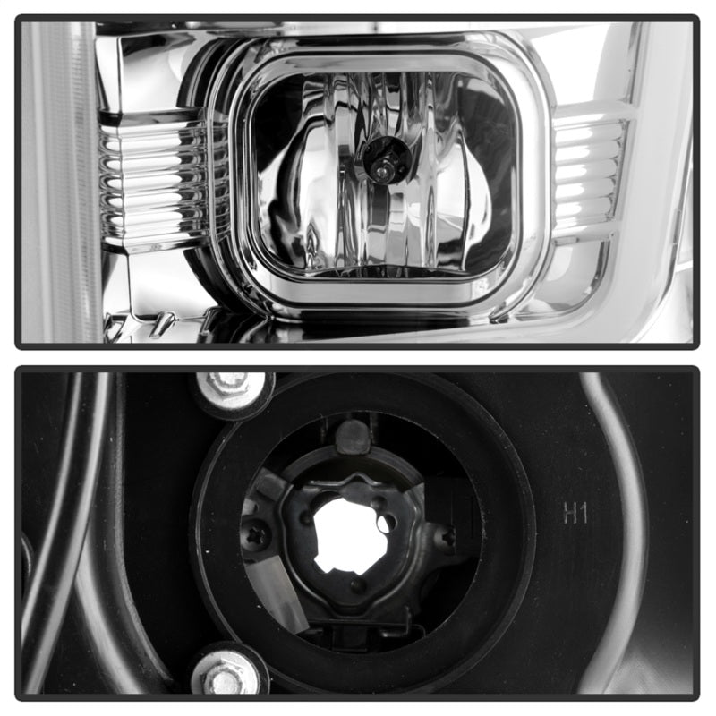 SPYDER 5087744 Spyder Ford F-250/350/450 08-10 V2 High-Power LED Headlights-Switch Back-Chrome PRO-YD-FS08PL-SBLB-C