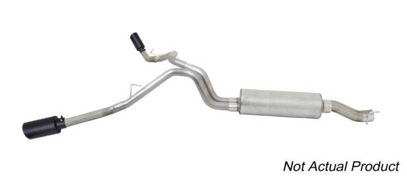 Gibson 65712B 19-23 Chevrolet Silverado/GMC Sierra 1500 4.3L-5.3L Crew Cab Black Elite Cat-Back Exhuast