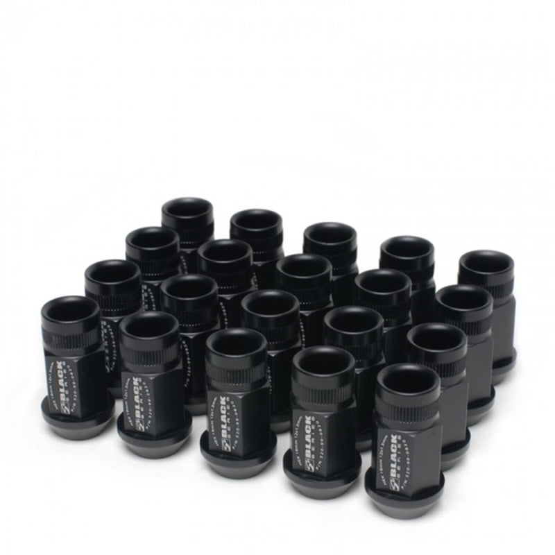 Skunk2 Racing 520-99-0855 Skunk2 12 x 1.5 Forged Lug Nut Set (Black Series) (20 Pcs.)