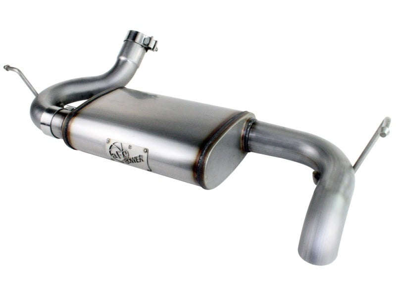 aFe 49-46219 MACHForce XP 07-17 Jeep Wrangler V6-3.6/3.8L 409 SS 2.5in Axle-Back Exhaust