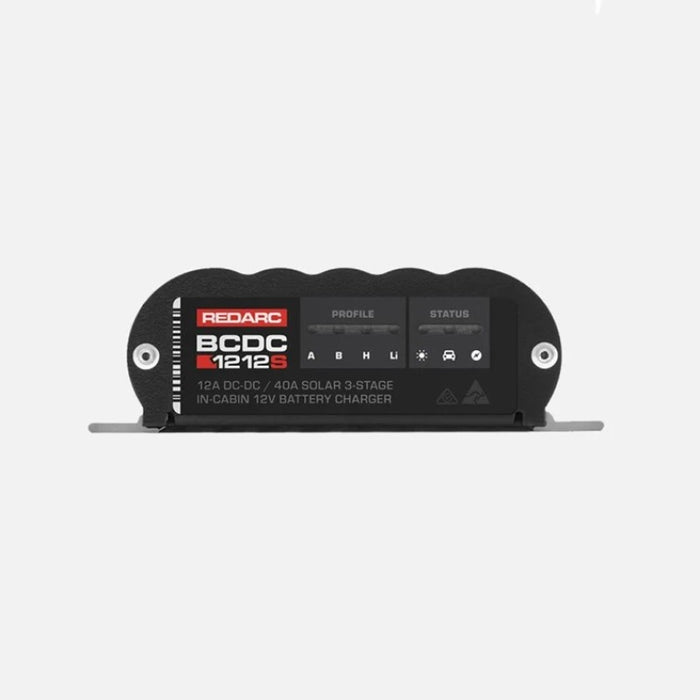 REDARC BCDC1212S DC/DC Vehicle to Trailer Battery Charger w/MPPT 40A Solar Control - 12A