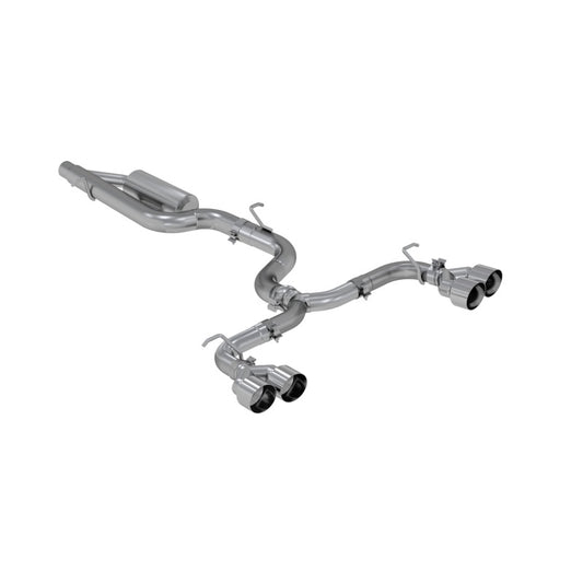 MBRP S4603304 15-19 VW Golf R 3in Cat Back Single Exit Exhaust Pro Series w/ Valve Delete - T304