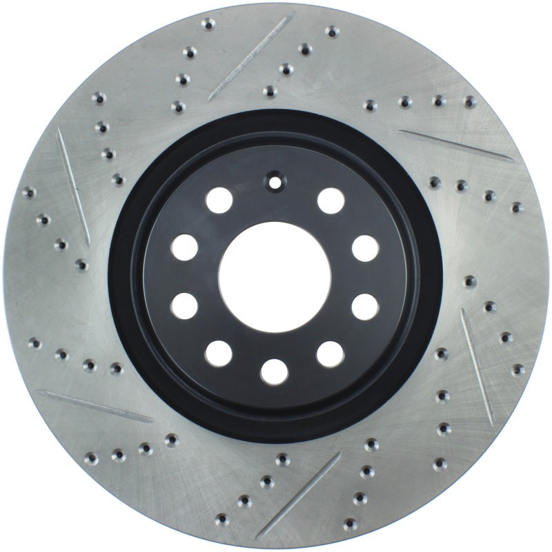 Stoptech 127.33144R StopTech Slotted & Drilled Sport Brake Rotor
