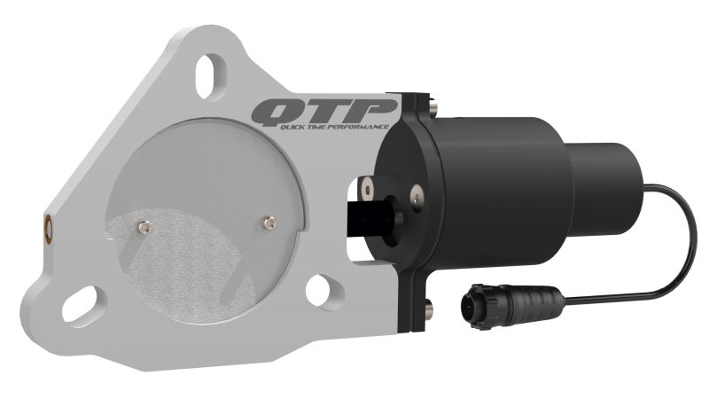 QTP QTEC30 3in Bolt-On QTEC Electric Cutout Valve - Single