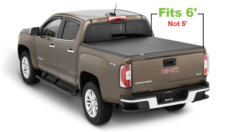Tonno Pro HF-165 15-19 Chevy Colorado 6ft Fleetside Hard Fold Tonneau Cover