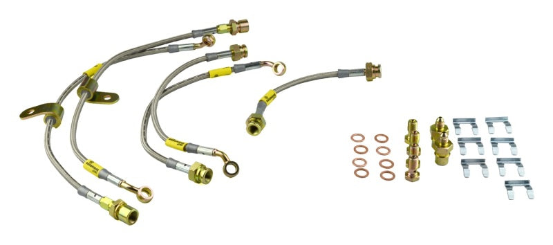 Goodridge 12238 09-12 Cadillac CTS-V (All CTS-V w/ Brembo Brakes) Stainless Steel Brake Line Kit