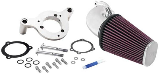 K&N Engineering 63-1125P K&N 01-11 Harley Davidson FX / FL AirCharger Performance Intake Kit