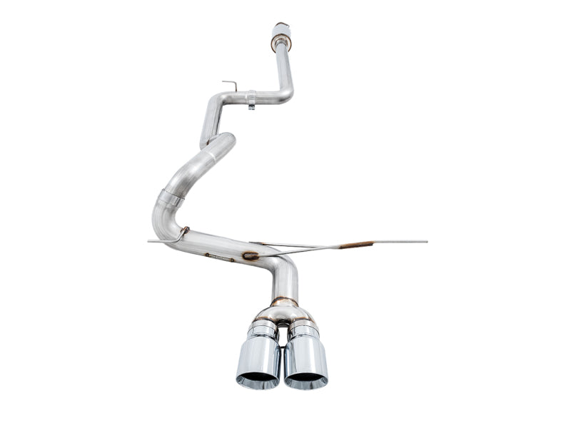 AWE Tuning 3020-32034 Ford Focus ST Track Edition Cat-back Exhaust - Chrome Silver Tips
