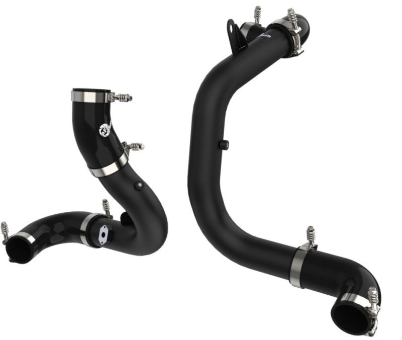 aFe 46-20414-B BladeRunner 15-20 VW GTI (MKVII) L4-2.0L (t) Aluminum Hot and Cold Charge Pipe Kit Black