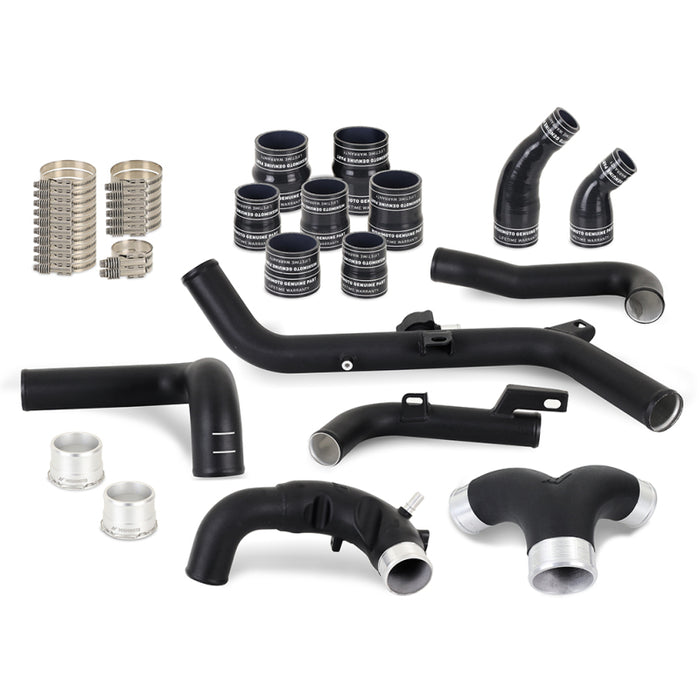 Mishimoto MMINT-BR27-21KBSL 21+ Bronco 2.7 Stock Location INT Kit MWBK Pipes SL Cooler