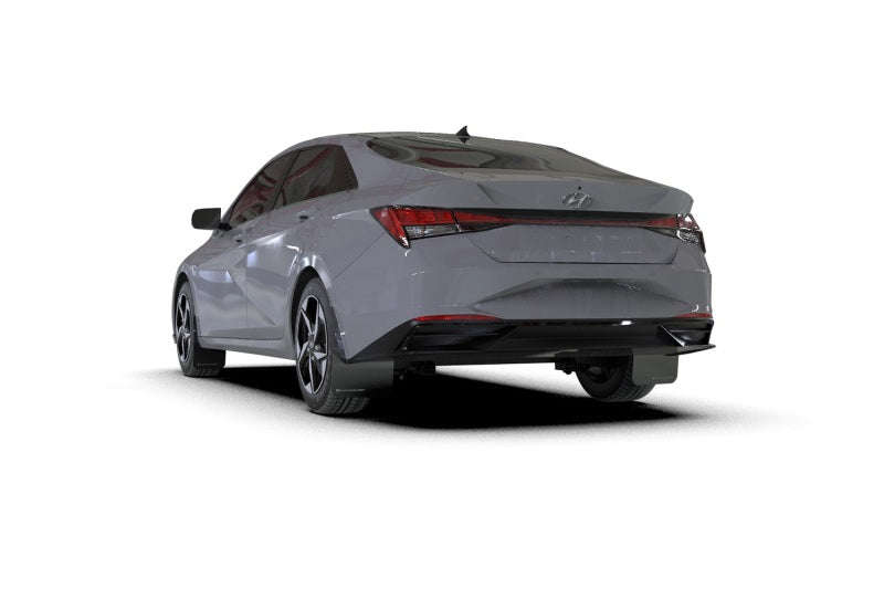 Rally Armor MF69-UR-BLK-GRY 21-23 Hyundai Elantra Black UR Mud Flap w/Grey Logo