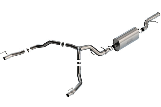 Borla 140889 21-22 Cadillac Escalade 6.2L V8 2/4WD 4DR Touring Cat-Back Exhaust w/ Factory Bezel Tips