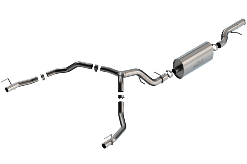 Borla 140889 21-22 Cadillac Escalade 6.2L V8 2/4WD 4DR Touring Cat-Back Exhaust w/ Factory Bezel Tips