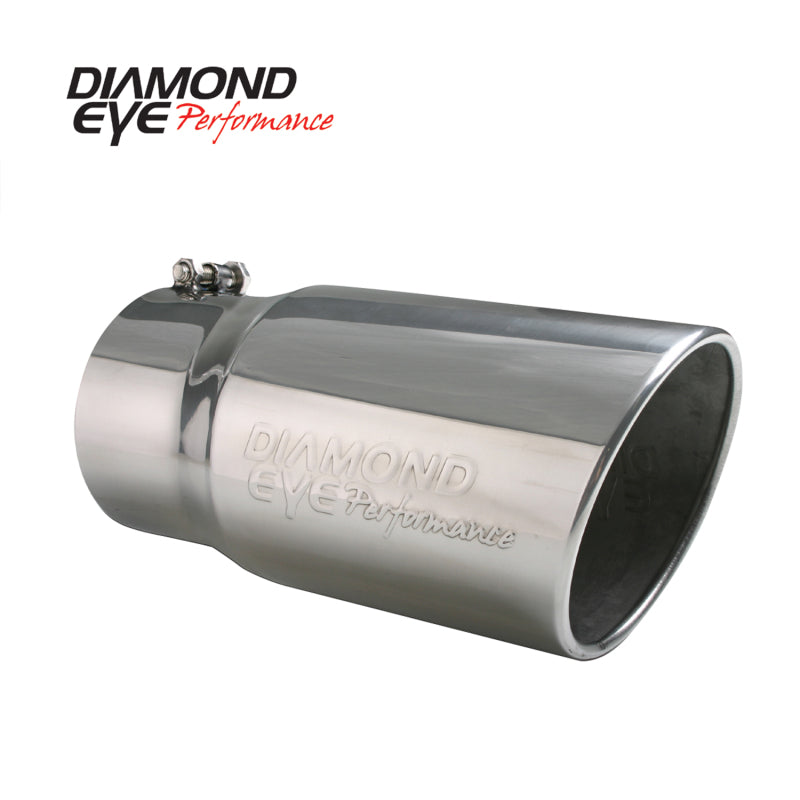 Diamond Eye Performance 4512BRA-DE Diamond Eye TIP 4in-5inX12in BOLT-ON ROLLED ANGLE 15-DEGREE ANGLE CUT: EMBOSSED DIAMOND EYE