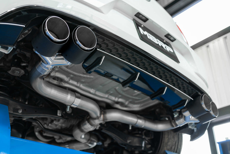 MBRP S46033CF 15-19 VW Golf R MK7/MK7.5 3in T304 Cat Back Exhaust w/ Carbon Fiber Tips