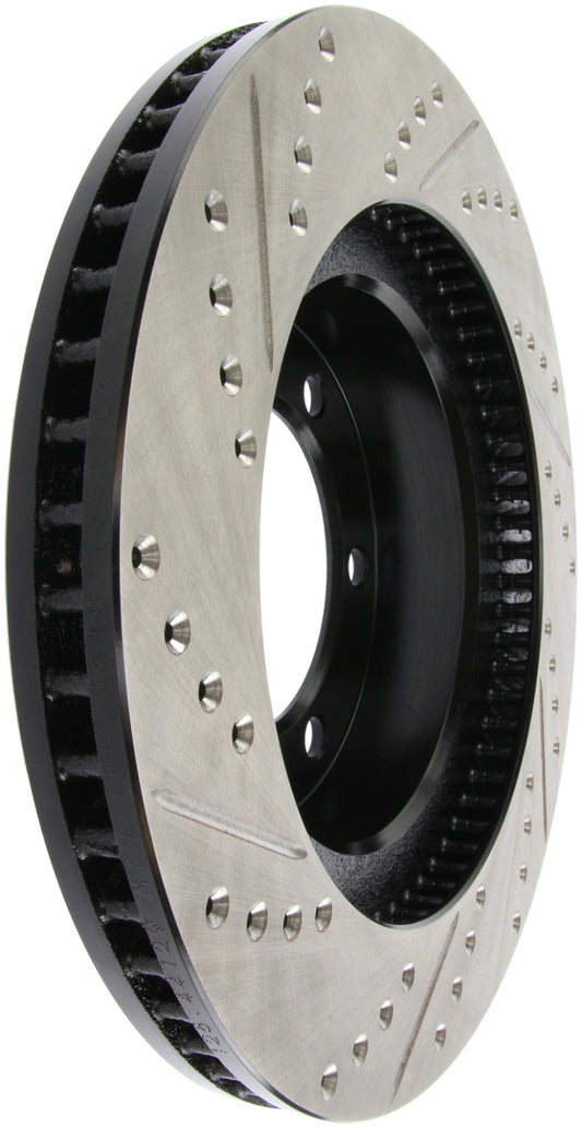Stoptech 127.44129L StopTech 07-08 Toyota FJ Cruiser / 05-08 Tacoma (6 lug) / 03-08 4 Runner (319mm disc) SportStop Slo