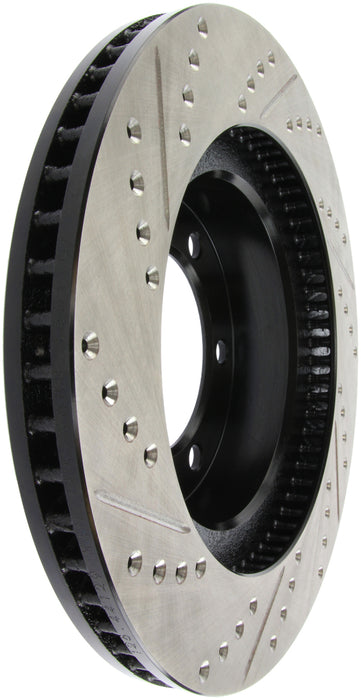 Stoptech 127.44129L StopTech 07-08 Toyota FJ Cruiser / 05-08 Tacoma (6 lug) / 03-08 4 Runner (319mm disc) SportStop Slo