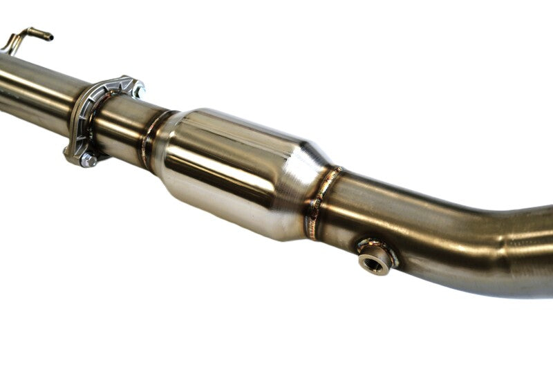 Invidia HS22TGCFPCEA3L 2022+ Toyota GR Corolla Front Pipe w/ High Flow Cat