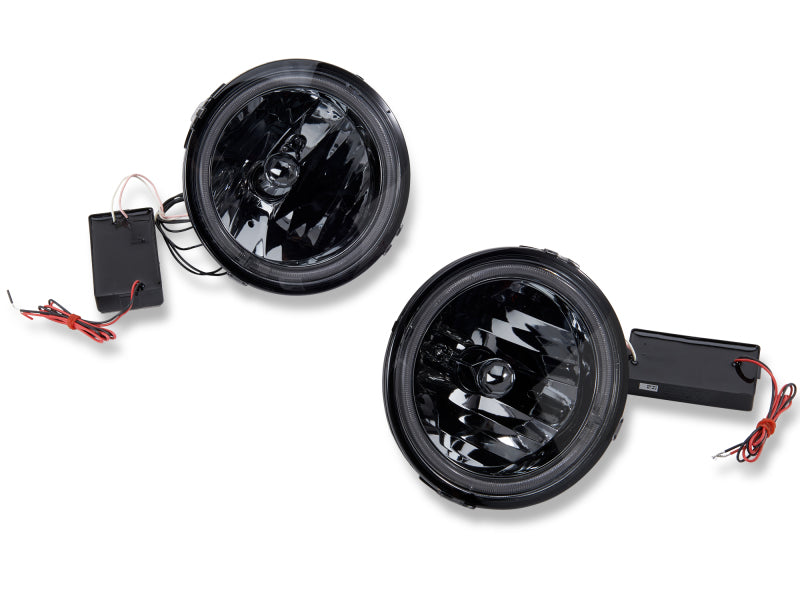 Raxiom 49134 05-12 Ford Mustang GT LED Halo Fog Lights (Smoked)