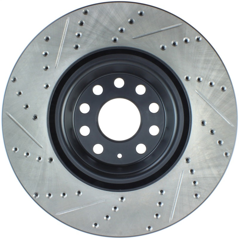 Stoptech 127.33144L StopTech Slotted & Drilled Sport Brake Rotor