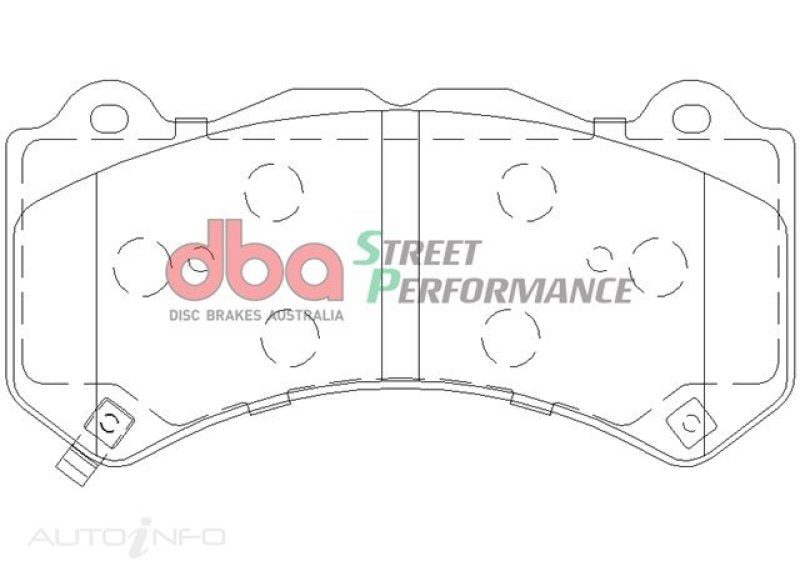 DBA DB2375SP 07-22 Nissan GT-R R35 Front Street Performance Brake Pad Kit