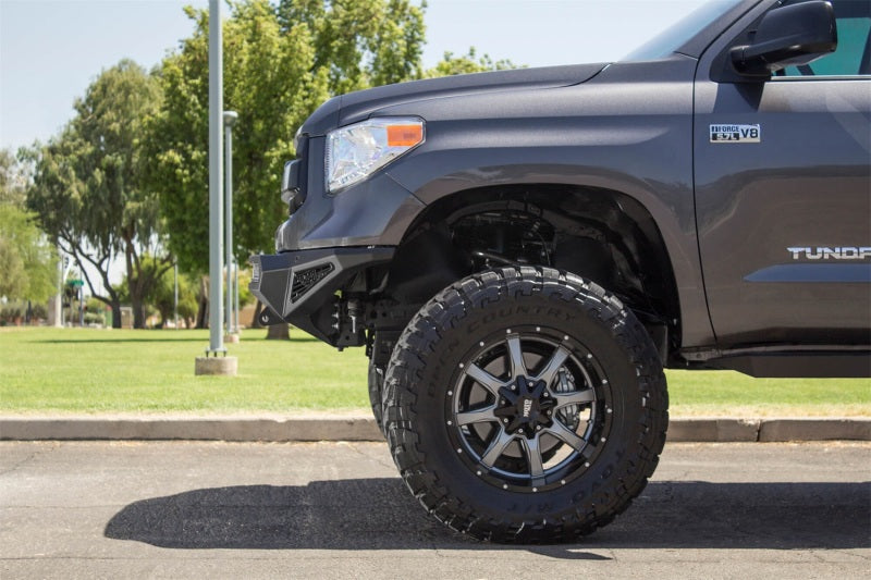 Addictive Desert Designs F741422860103 2014+ Toyota Tundra Stealth Fighter Front Bumper w/Winch Mount & Sensors