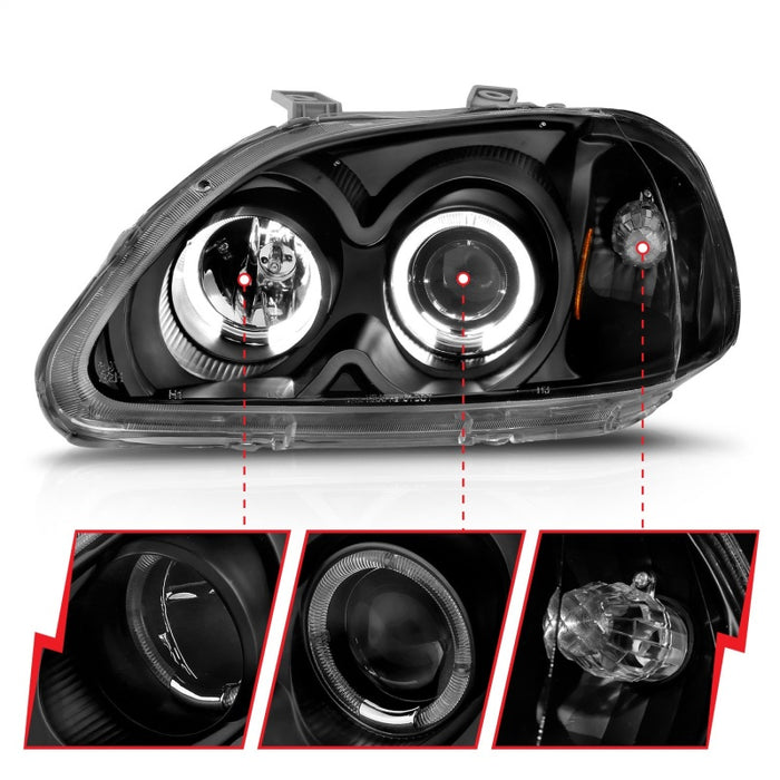 ANZO 121068 ANZ LED/Projector Headlights