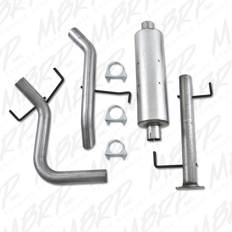 MBRP S5310AL 2007-2009 Toyota FJ 4.0L V6 Cat Back Single Rear Exit Off-Road Tail No tip
