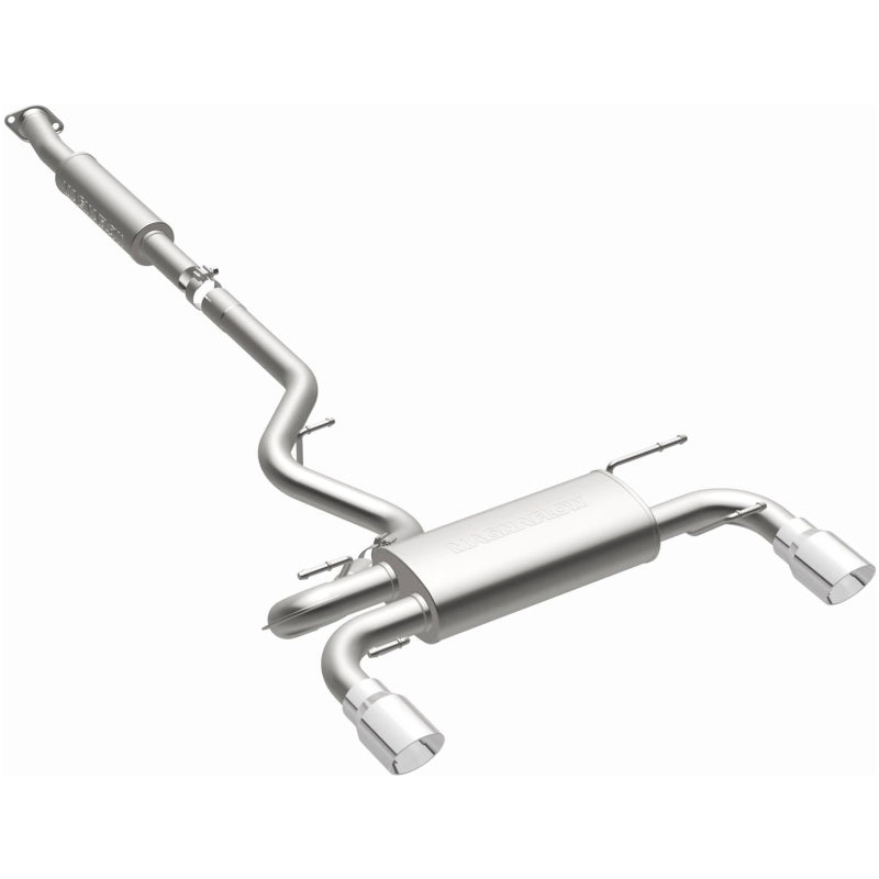 Magnaflow 15157 MagnaFlow 13 Scion FR-S / 13 Subaru BRZ Dual Split Rear Exit Stainless Cat Back Performance Exhaust