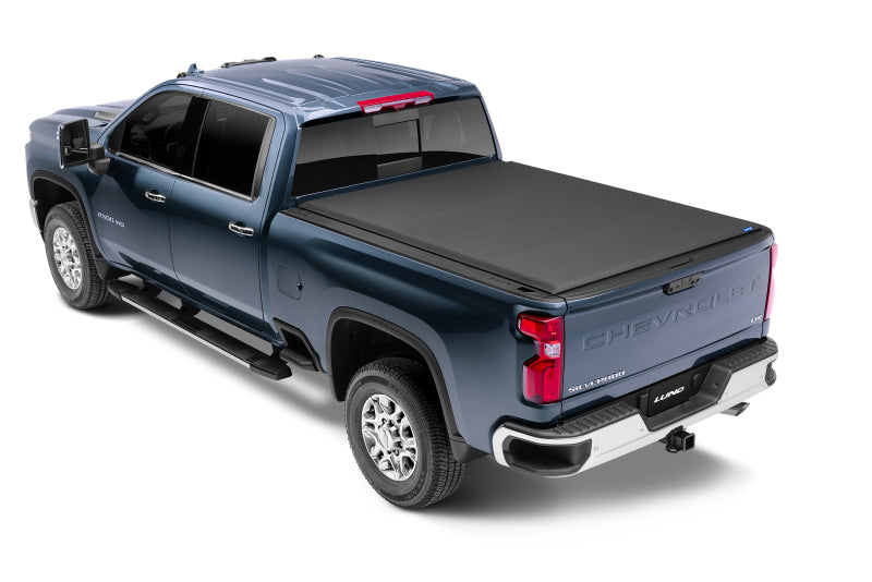 LUND 96893 Lund 07-17 Chevy Silverado 1500 (6.5ft. Bed) Genesis Elite Roll Up Tonneau Cover - Black