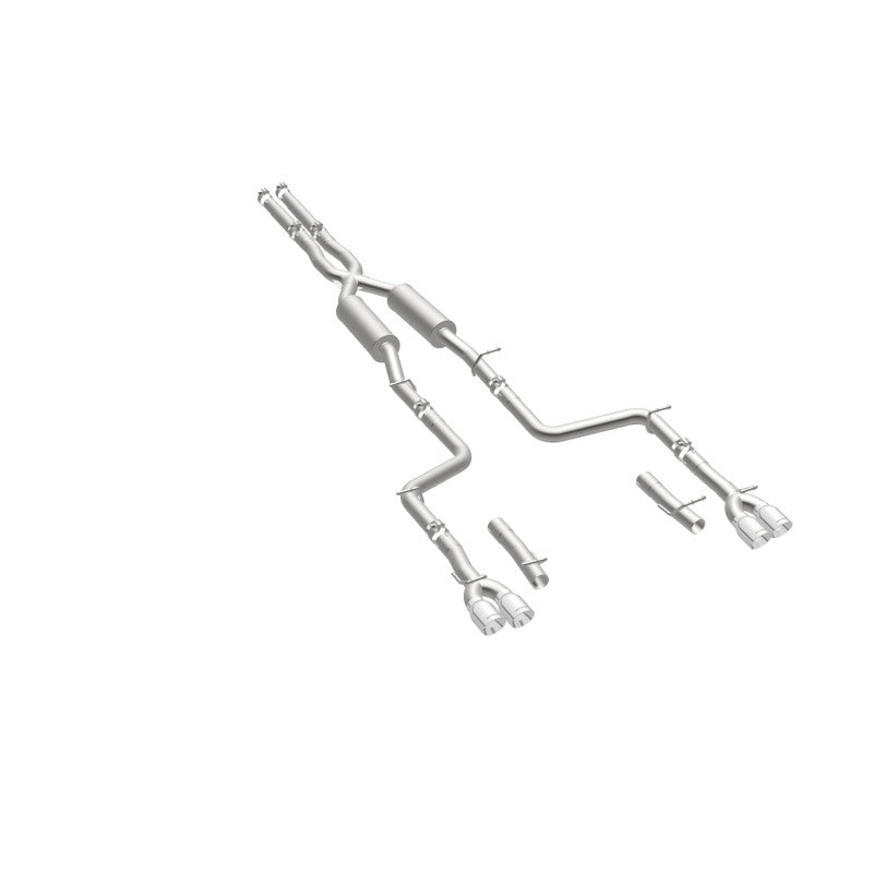 Magnaflow 19217 MagnaFlow Cat-Back, SS, 2.5in, Quad Split Rear 3.5in Tip 2015 Dodge Challenger 3.6L V6