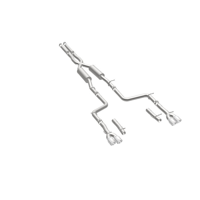 Magnaflow 19217 MagnaFlow Cat-Back, SS, 2.5in, Quad Split Rear 3.5in Tip 2015 Dodge Challenger 3.6L V6