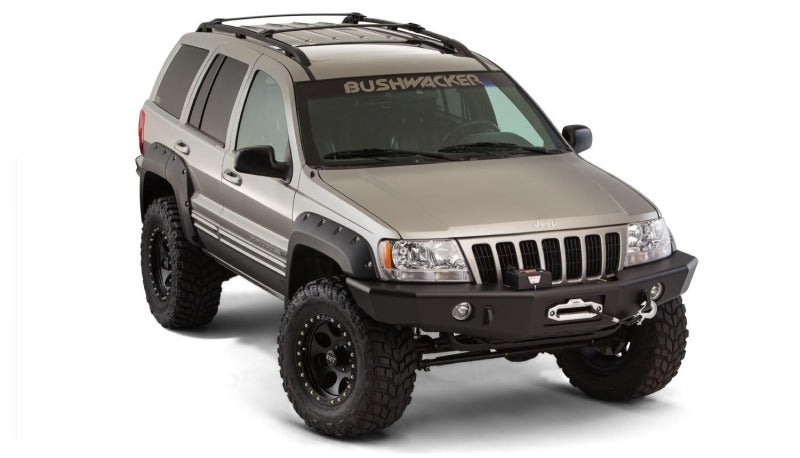 Bushwacker 10926-07 99-04 Jeep Grand Cherokee Cutout Style Flares 4pc - Black