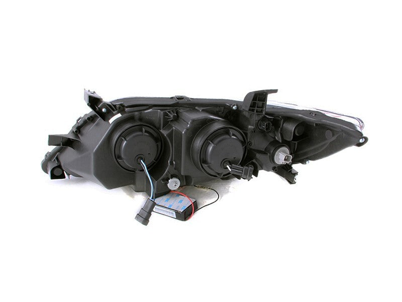 ANZO 121442 2010-2011 Toyota Camry Projector Headlights w/ Halo Black (CCFL)