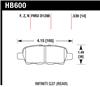 Hawk Performance HB600F.539 Hawk Infiniti G35 Sport/G37 / 08-10 Nissan Rogue / 07-09 Sentra SE-R / 10 Sentra SE-R M/T HPS Street