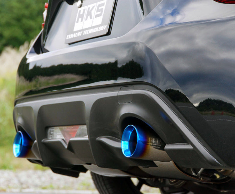 HKS 32018-AT041V LEGAMAX Sports S-Tail Ti ZN6/ZC6- Burnt Tips