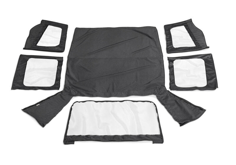 Rampage 99615 1988-1995 Jeep Wrangler(YJ) OEM Replacement Top - Black Denim
