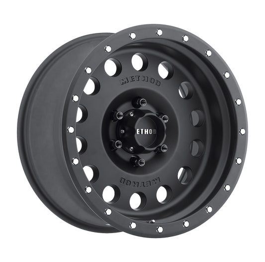 Method Wheels MR30778516500 Method MR307 Hole 17x8.5 0mm Offset 6x135 94mm CB Matte Black Wheel