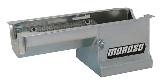 Moroso MOR20193 SBC Street/Strip Oil Pan Fits Rocket Block