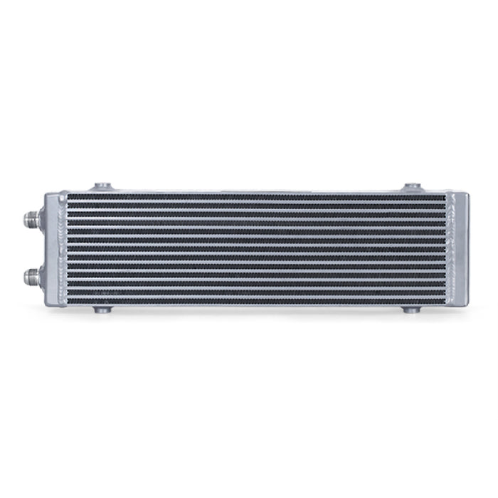 Mishimoto MMOC-DP-LSL Universal Large Bar and Plate Dual Pass Silver Oil Cooler