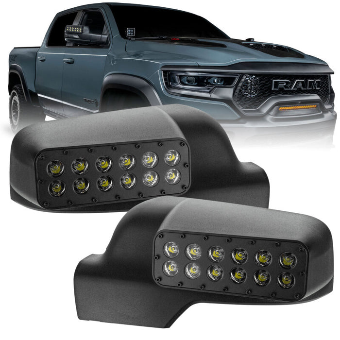 ORACLE Lighting 5914-001 Oracle 19-23 RAM 1500 DT LED Off-Road Side Mirror Ditch Lights