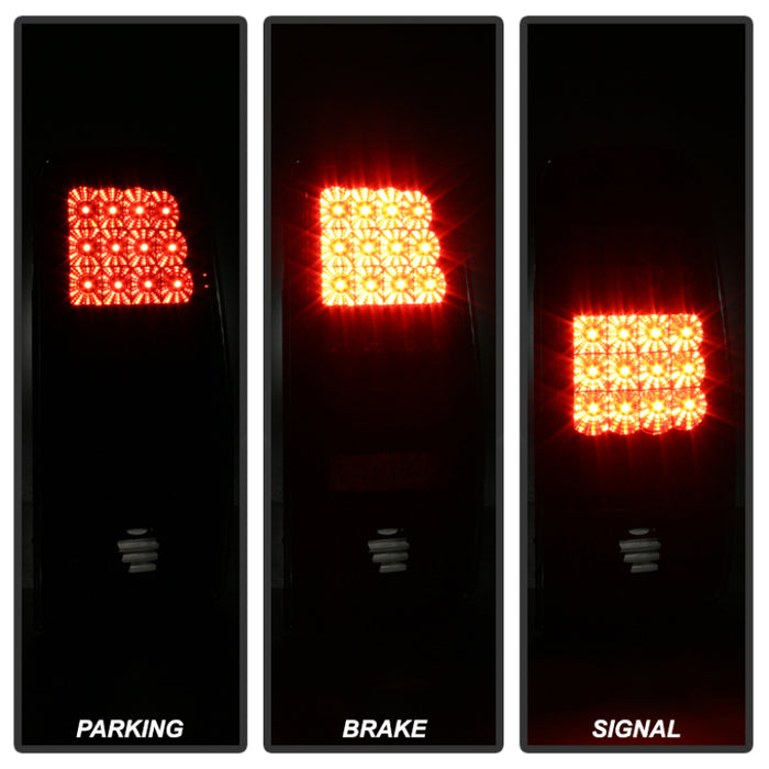 SPYDER 5078001 Spyder Chevy Suburban/Tahoe 1500/2500 00-06 LED Tail Lights Black Smoke ALT-YD-CD00-LED-BSM