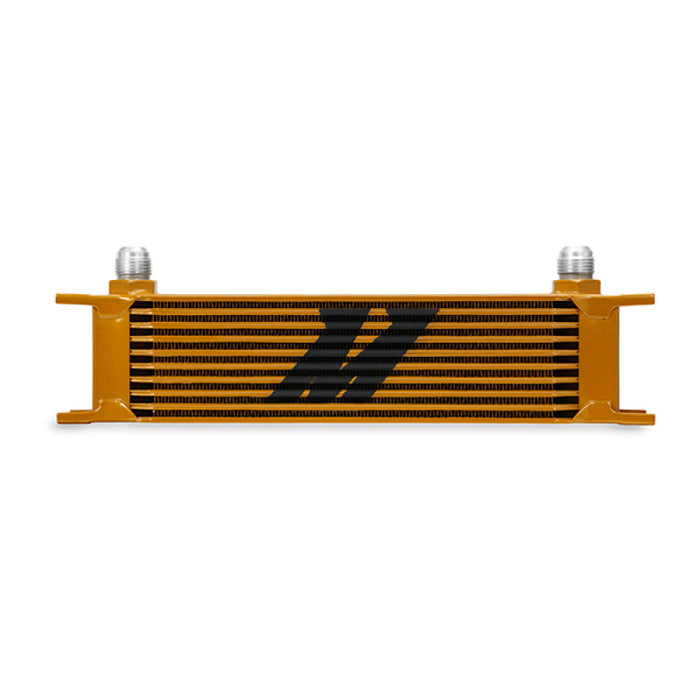 Mishimoto MMOC-10G Universal 10 Row Oil Cooler - Gold