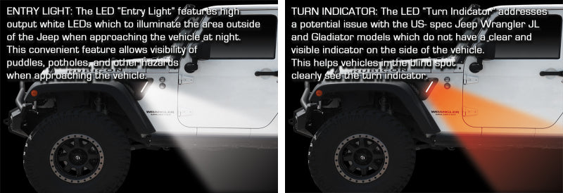 ORACLE Lighting 5873-504 Oracle Sidetrack LED System For Jeep Wrangler JK