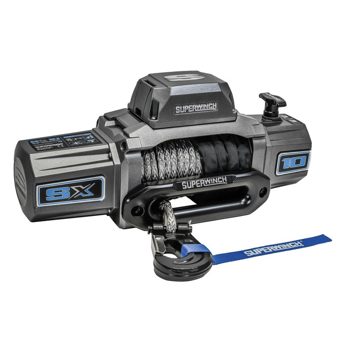 Superwinch 1710201 10000 LBS 12V DC 3/8in x 80ft Synthetic Rope SX 10000 Winch