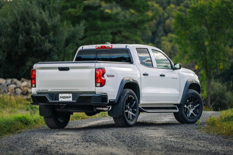 MBRP S5015BLK 2023+ Chevy Colorado/GMC Canyon Aluminized Steel 3in Cat-Back Single Side Exit - Black