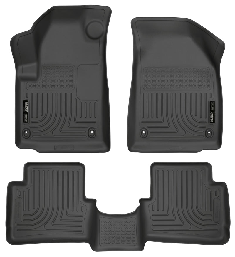 Husky Liners 99021 2013 Dodge Dart WeatherBeater Black Front & 2nd Seat Floor Liners