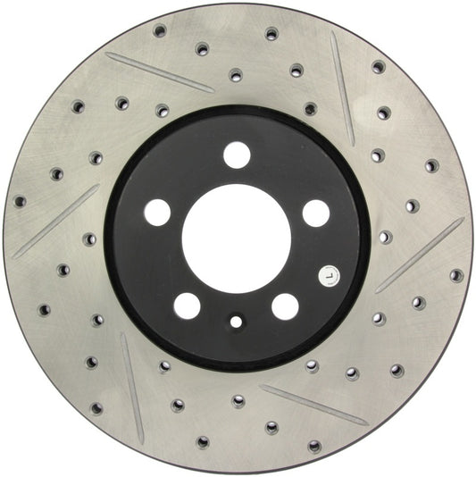 Stoptech 127.33059L StopTech Slotted & Drilled Sport Brake Rotor