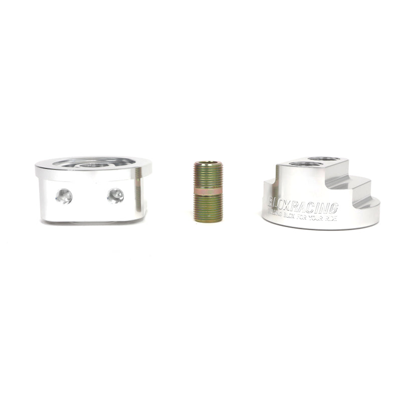 BLOX Racing BXGA-00115-PO Remote Oil Filter Relocation Kit - Polished