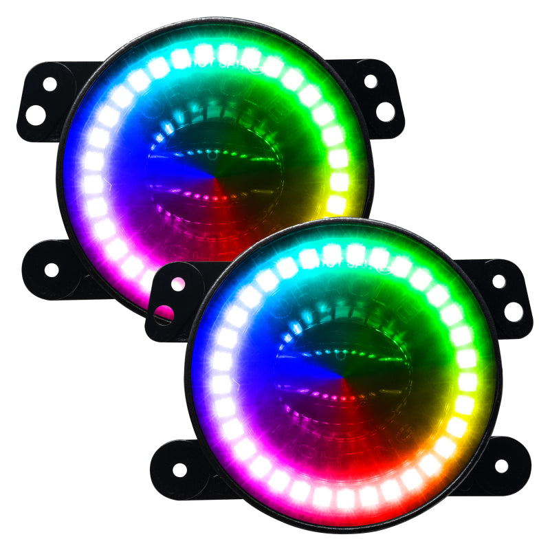 ORACLE Lighting 5846-334 Oracle Jeep Wrangler JK/JL/JT High Performance W LED Fog Lights - w/o Controller